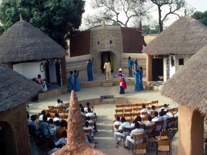 the ABU Drama Village is a well-known and iconic location within Ahmadu Bello University (ABU) in Zaria, Nigeria.